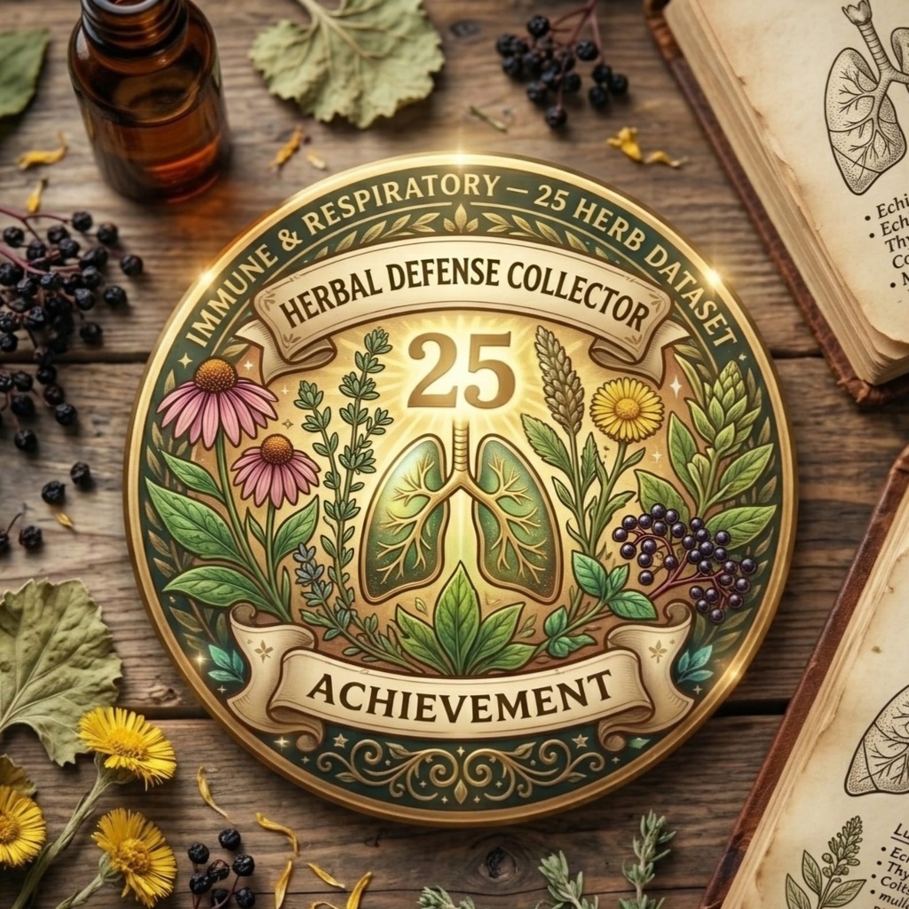 Immune & Respiratory — 25 Herb Dataset
